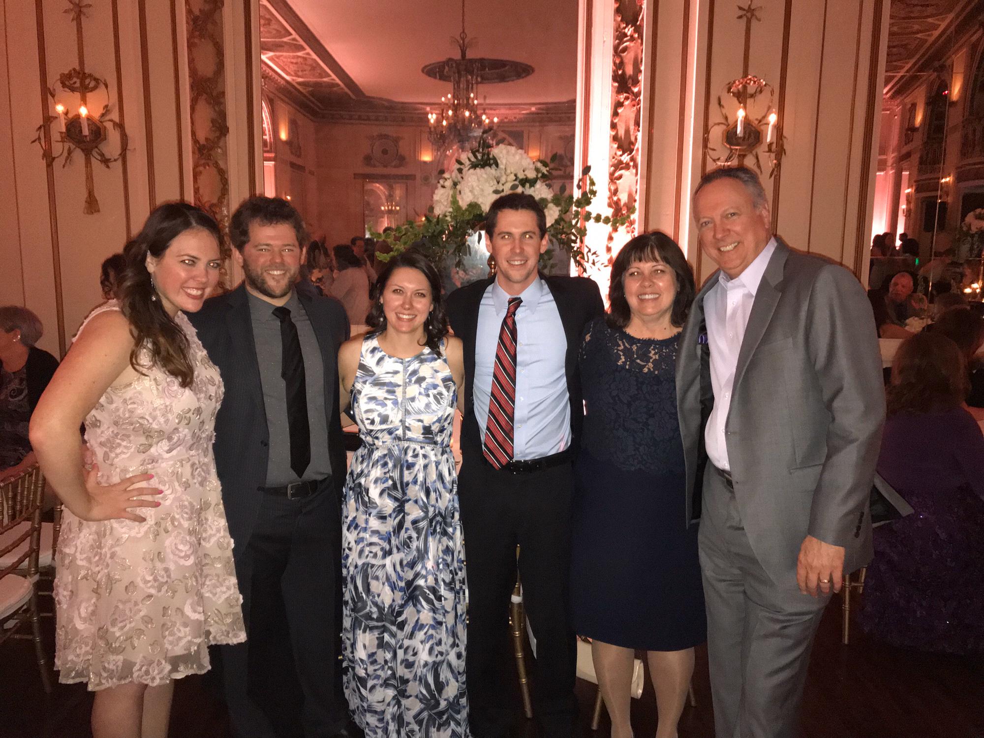 Celebrating the wedding of Alyssa and Royden in Detroit, MI, in April 2018.