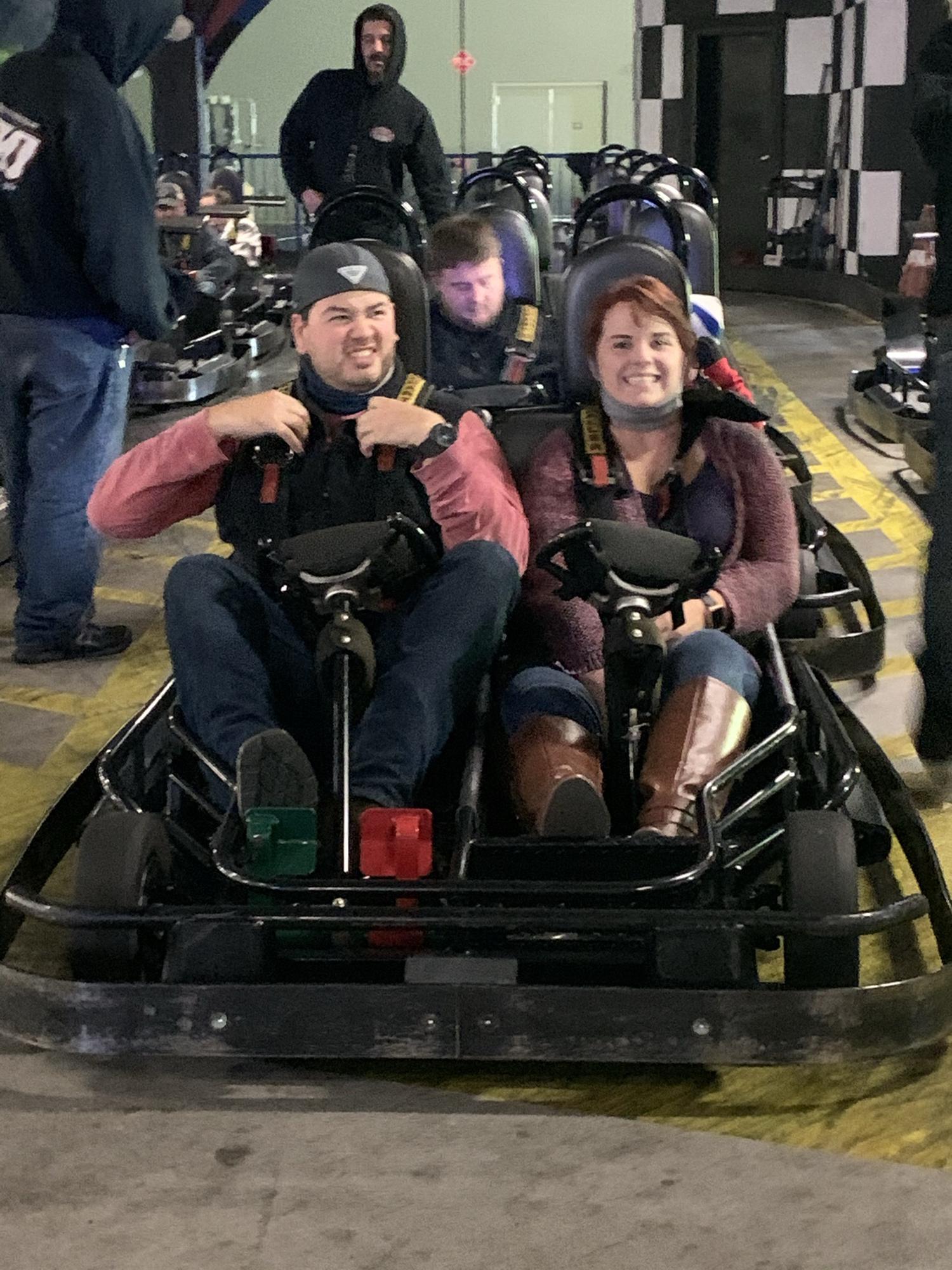 Go-carting in Pigeon Forge, TN