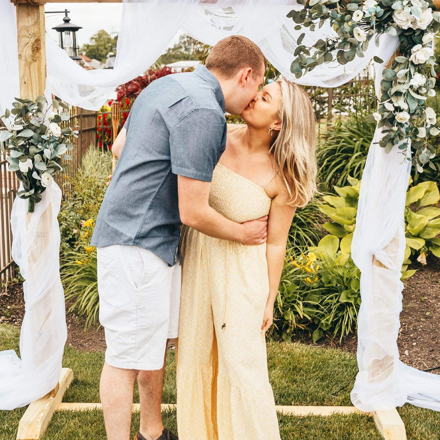 Celebrating our engagement! 