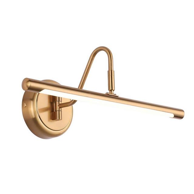 Modern Picture Lights 16.54'' Inch Brass for Painting Display Wall, Metal Artwork LED Wall Lamp,9W(45W Eqv.),Natural White 4000K,Hardwire Swing Arm