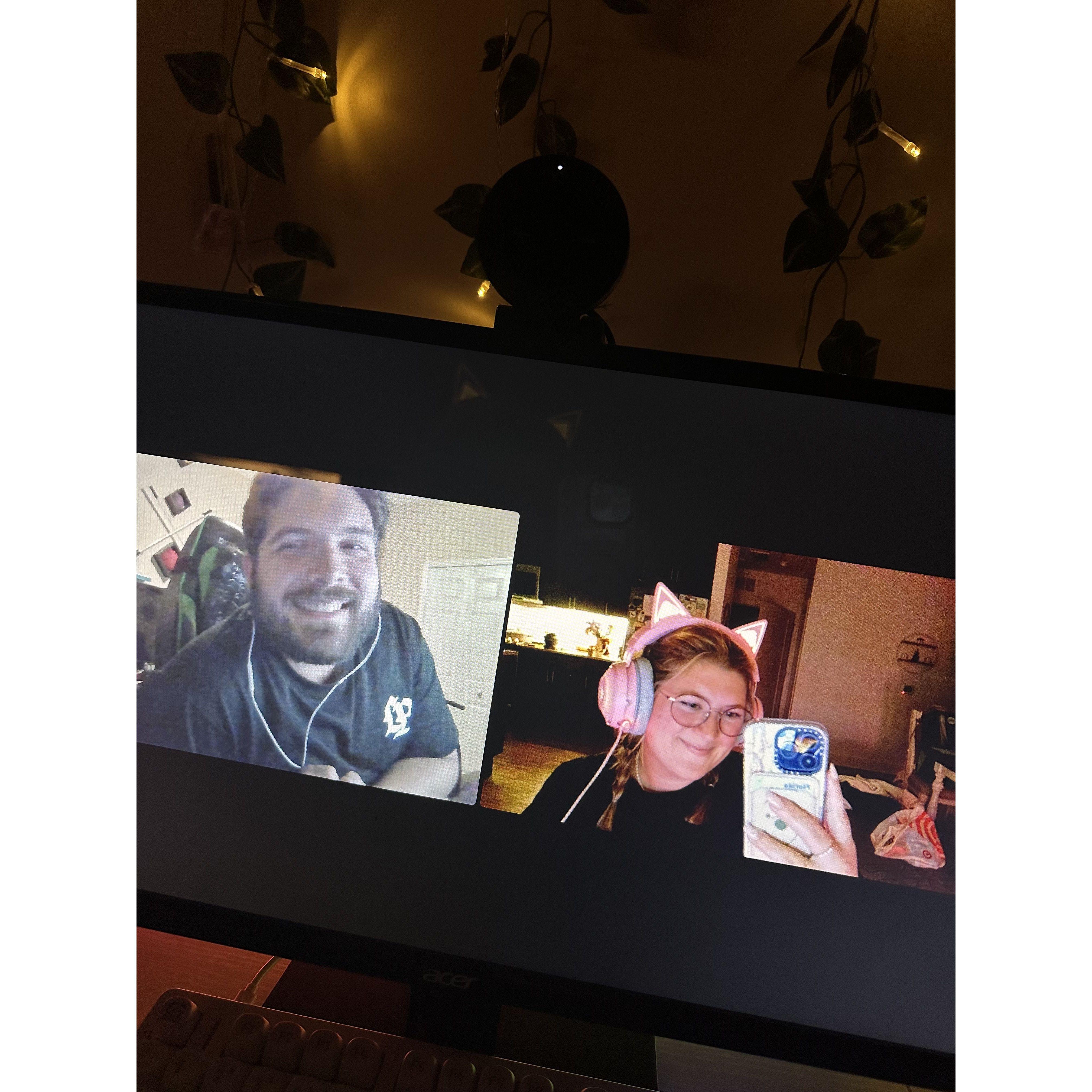 Lots of discord calls to battle the distance!