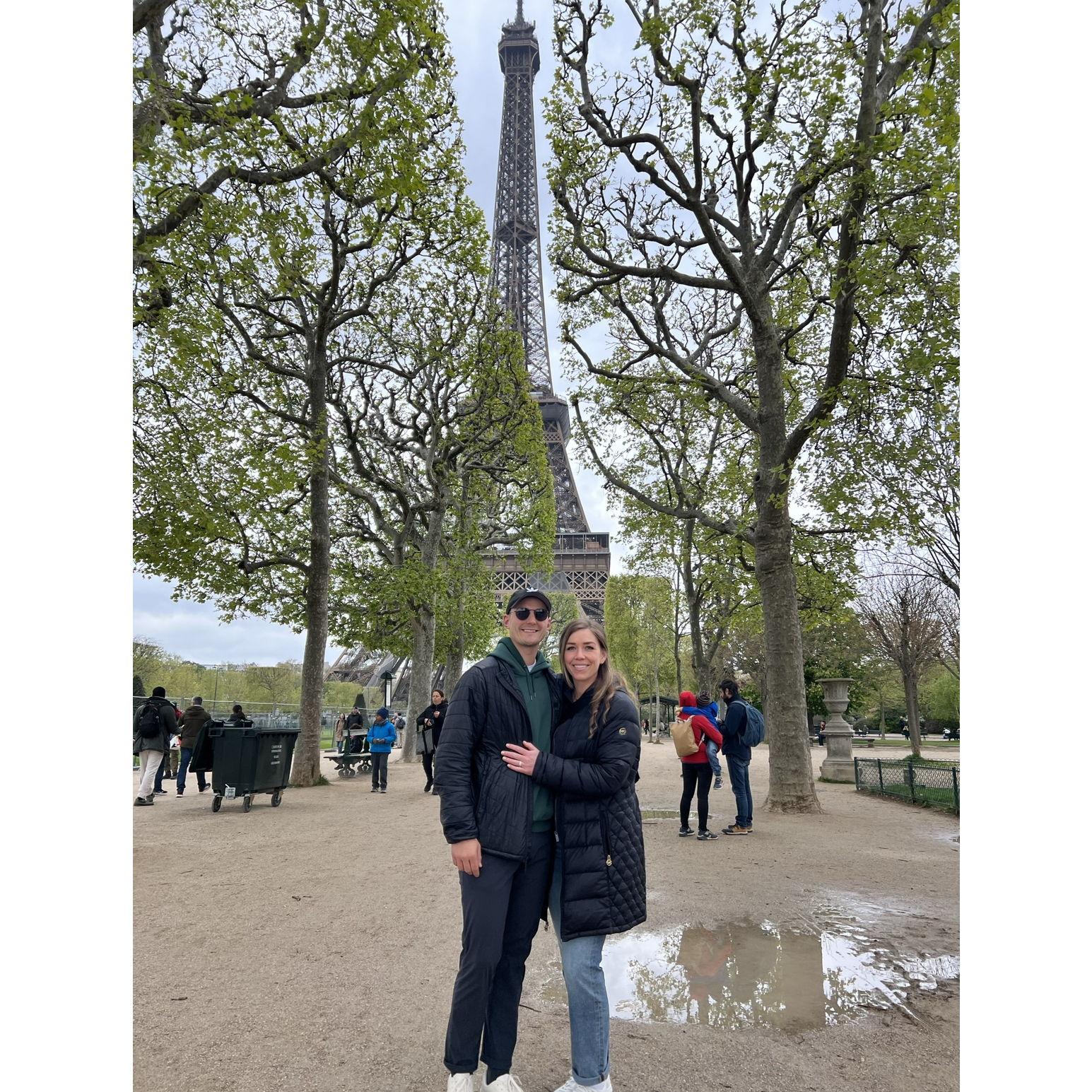 April 25, 2023 - Our first Europe trip together in Paris!