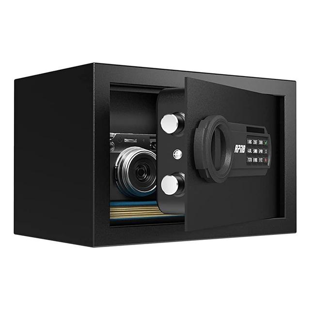 RPNB Deluxe Safe and Lock Box,Money Box,Digital Keypad Safe Box,Steel Alloy Drop Safe, Keypad Lock,Perfect for Home Office Hotel Business Jewelry Gun Cash Use Storage
