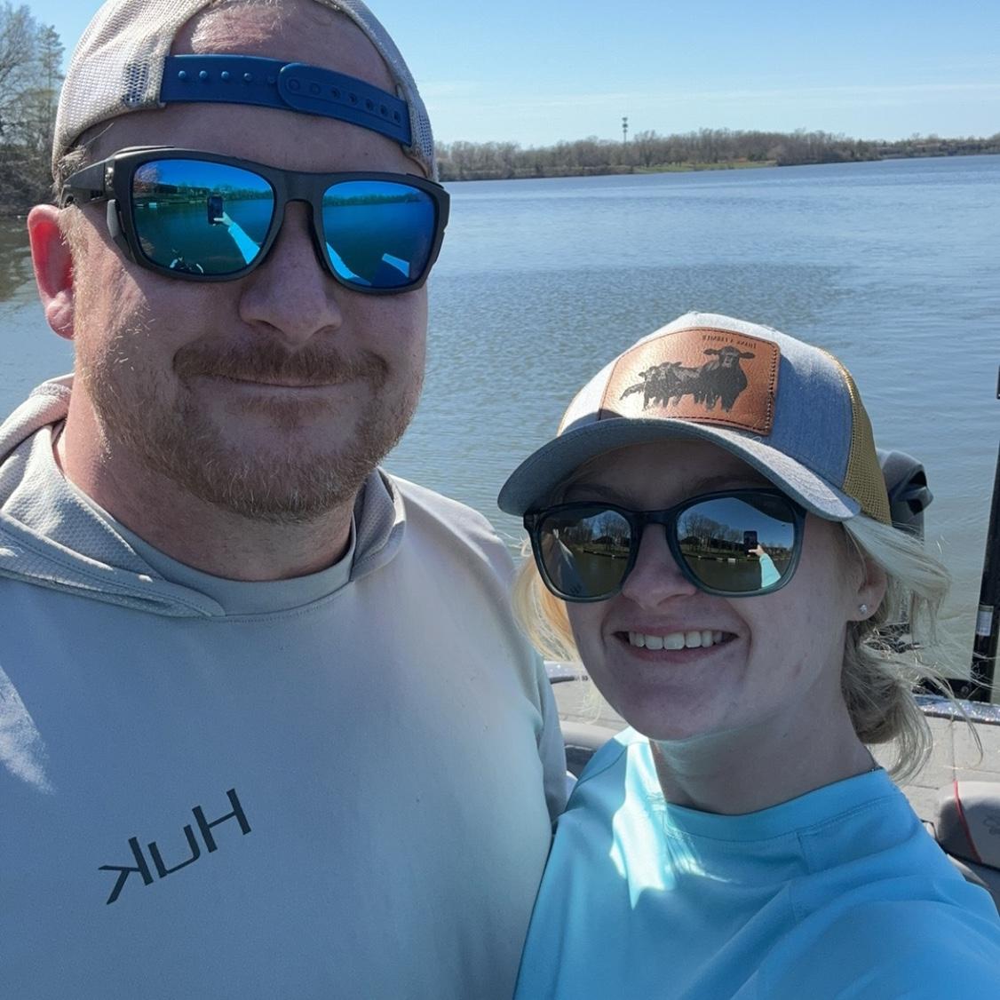 Our first time fishing together