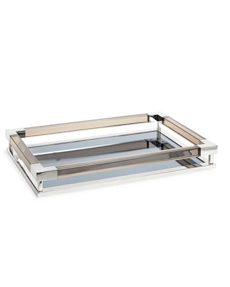 Jonathan AdlerJacques Small Decorative Tray, Nickel