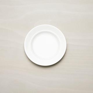 White Pearl Bread and Butter Plate, Set of 4