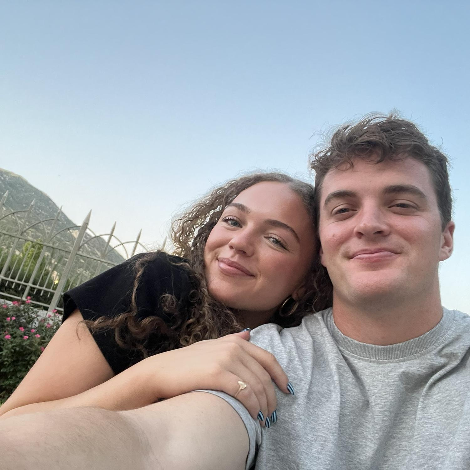 The day we decided the Draper temple for our sealing!