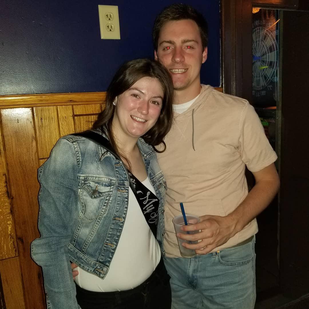 Our second date! Madeline's 21st birthday!