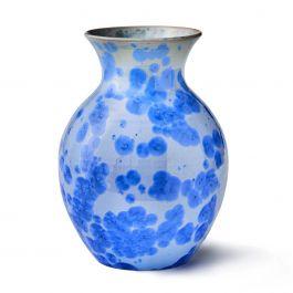 Curio Crystalline Vase — Cobalt