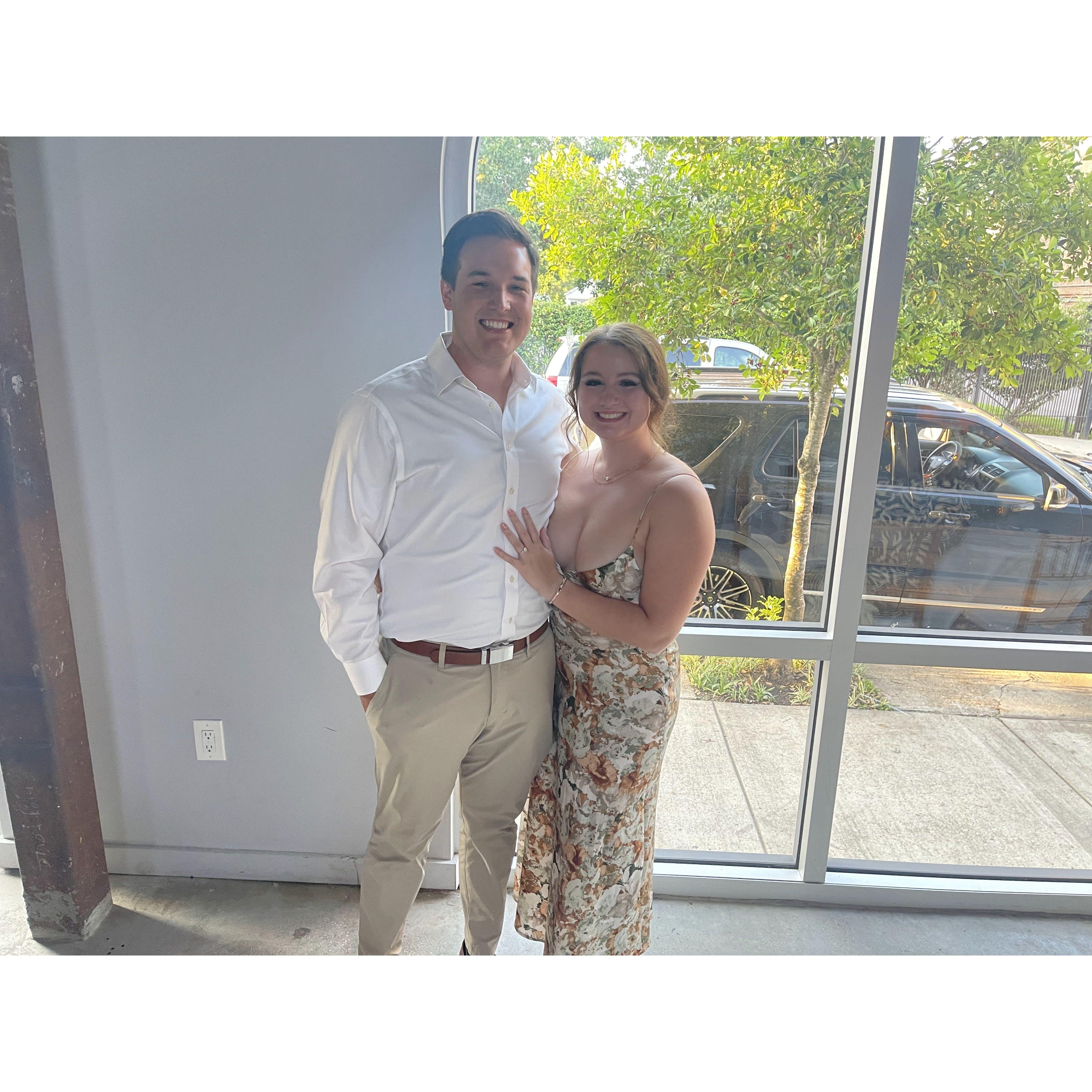 Celebrating friends wedding in New Orleans