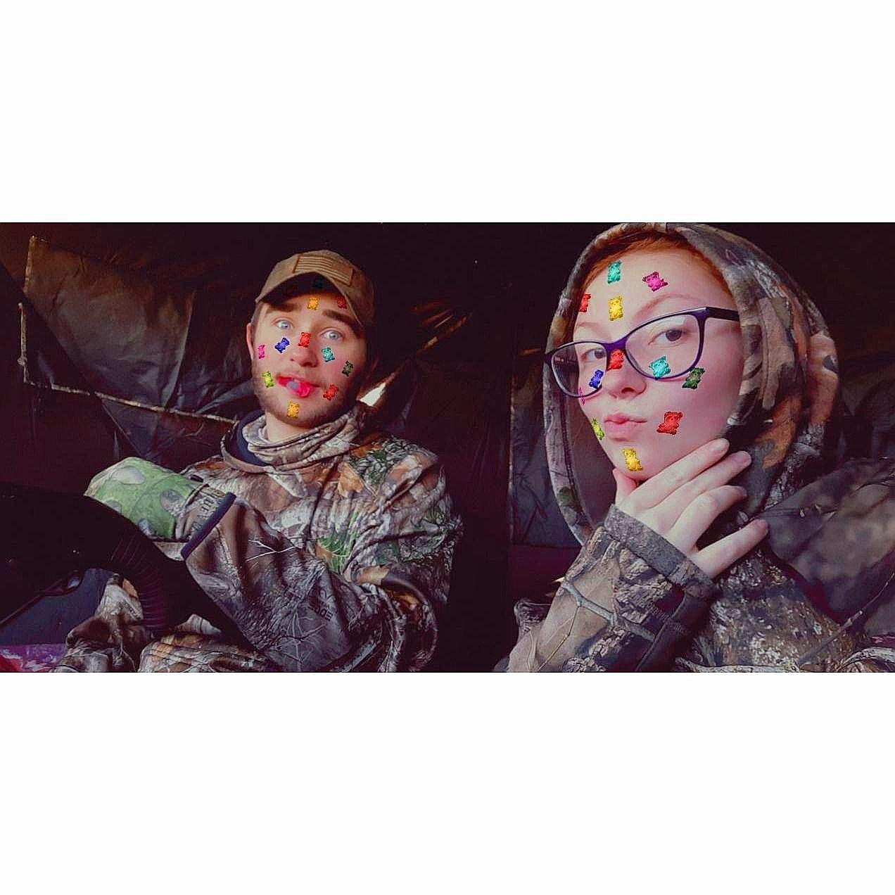 The first time he took me turkey hunting!