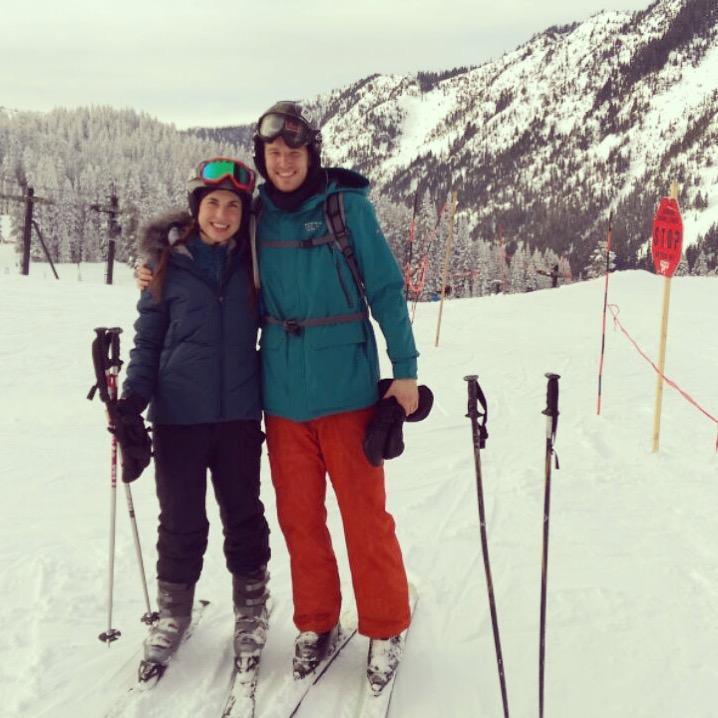 Kate's first time skiing! Stevens Pass- January, 2017