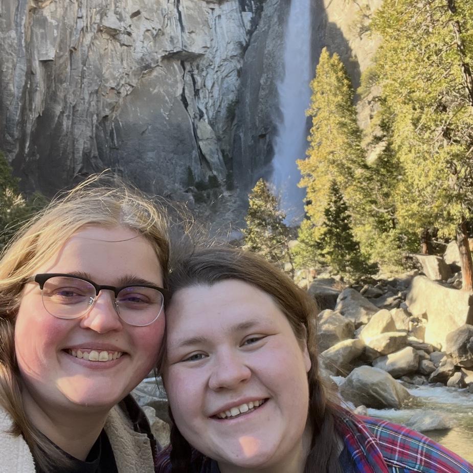 Yosemite Falls was flowing that was day!
