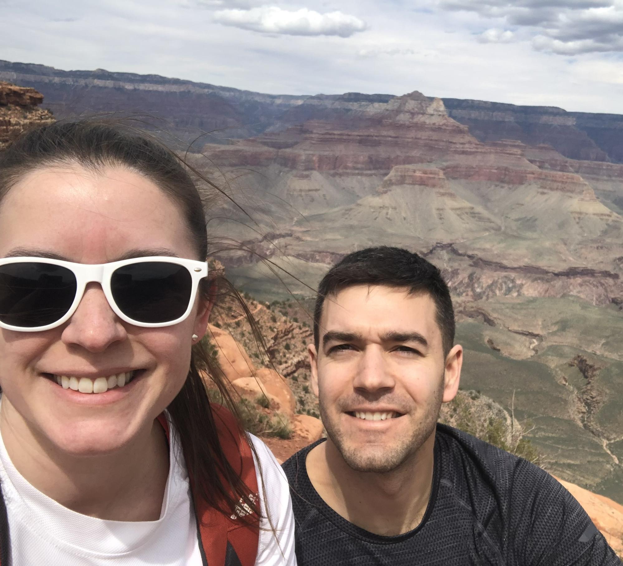 Steve suggested a hiking trip to the Grand Canyon for Jane's spring break.  While she was unenthused due to the amount of physical activity on vacation, it became one of her favorite places and trips!