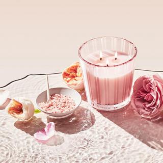 Wellness Himalayan Salt & Rosewater 3-Wick Candle