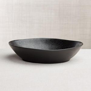 Marin Matte Black Low Pasta Bowl