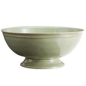 Cambria Footed Serve Bowl, Celadon