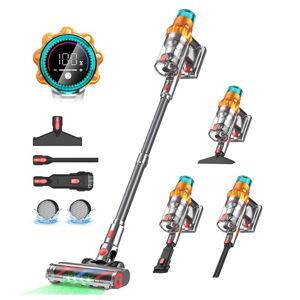 Cordless Vacuum Cleaners for Home,8-in-1/65Min/600W/48Kpa Powerful Suction,Self-Standing Cordless Stick Vacuum Cleaner,Lightweight Anti-Tangle Rechargeable Vacuum for Floor/Carpet/Pet Hair/Car