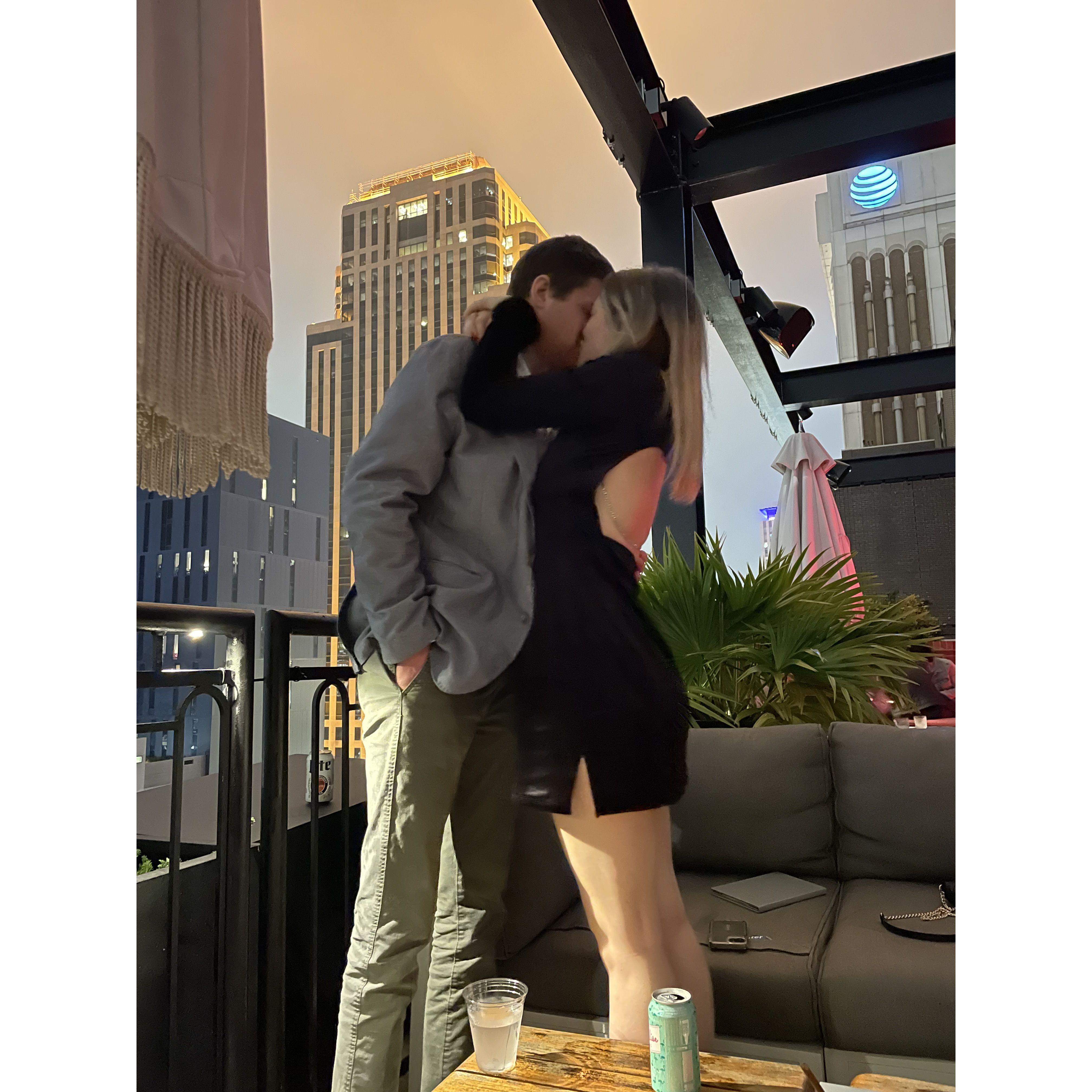 The night we got engaged (December 10th, 2022)