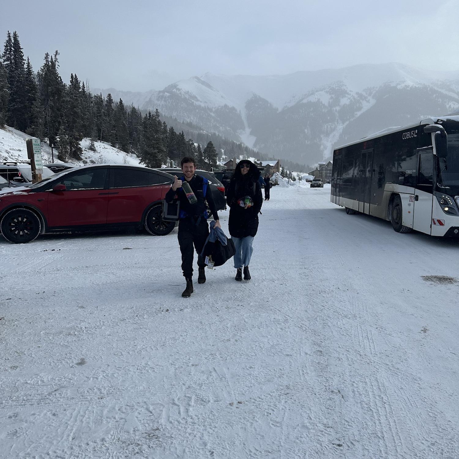 Sofia's first time skiing. We went to Copper Mountain, CO, and took a half-day class together. We had a blast together, and Sofia learned a lot on the slopes (she got back up, don't worry).