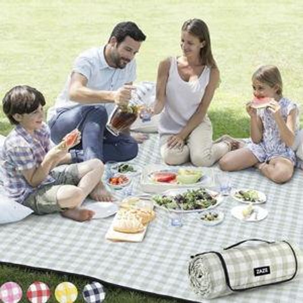 Extra Large Picnic 80''x80'' (Green White)