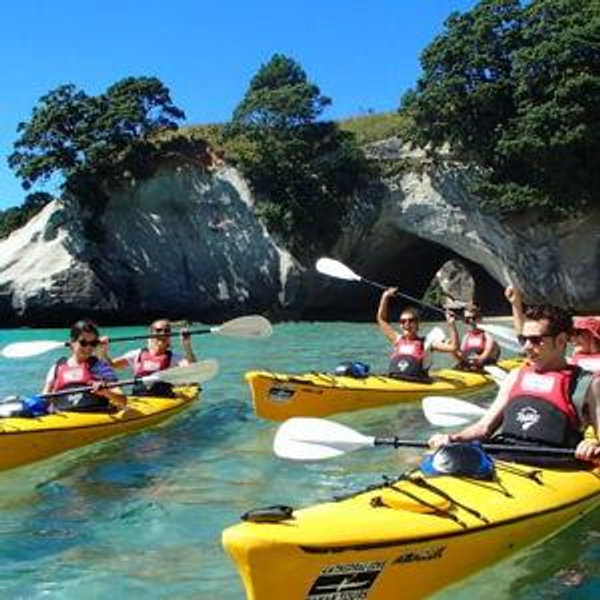 Cathedral Cove Donut Island Kayak Tour for 2