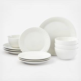 Willow Drive 12-Piece Dinnerware Set, Service for 4