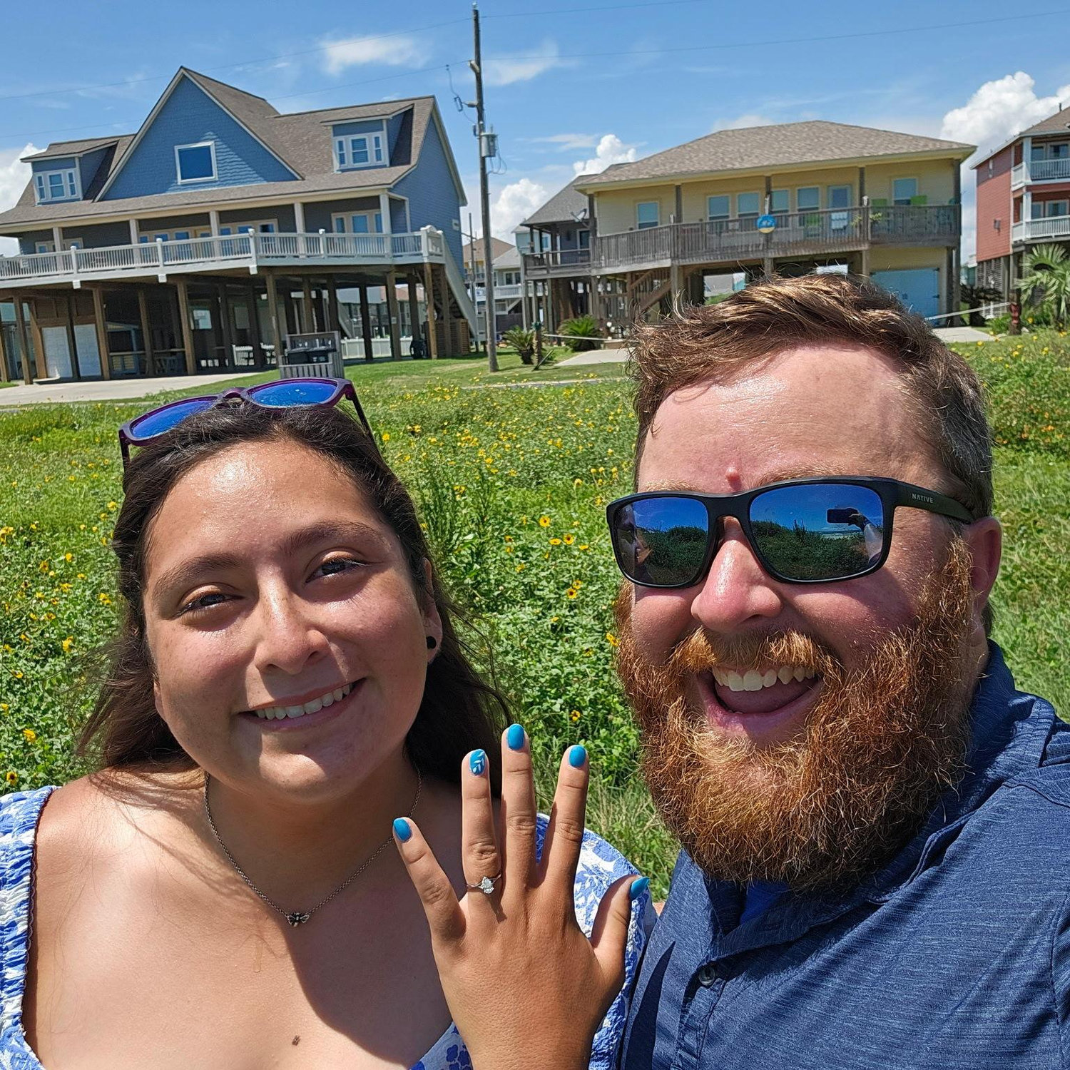 First Pic after he proposed!