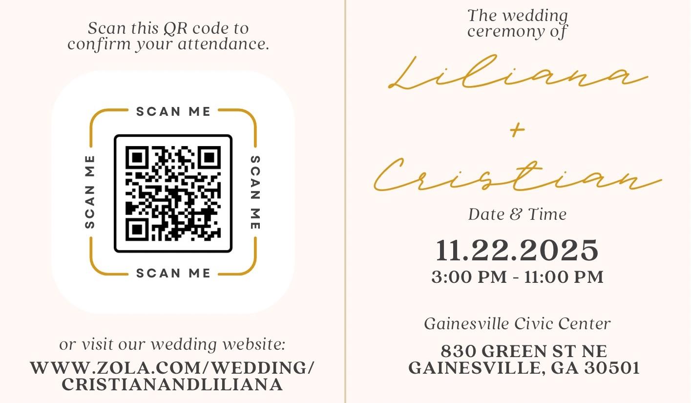 The Wedding Website of Cristian Godoy and Liliana Aidee Yebra