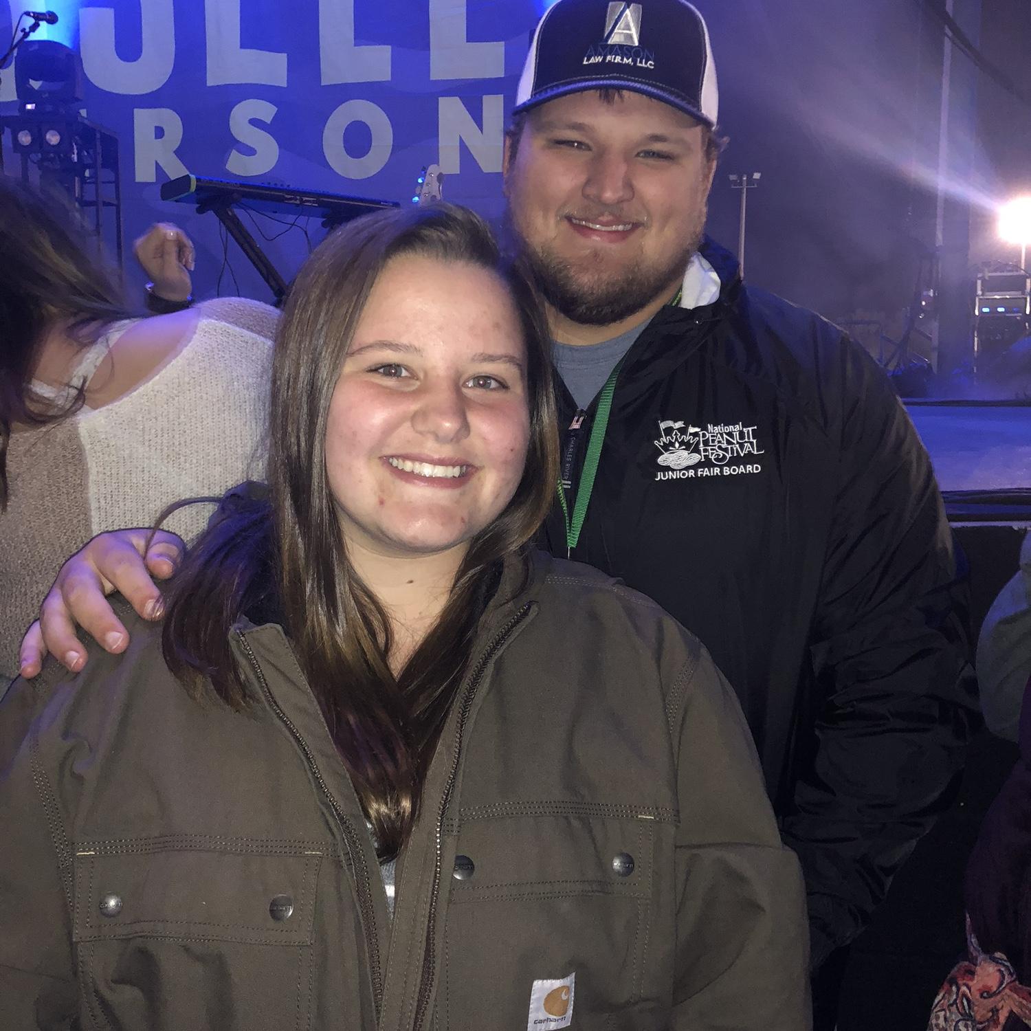 Kaitlyn and Garrett’s first concert together- Russell Dickerson at the NPF