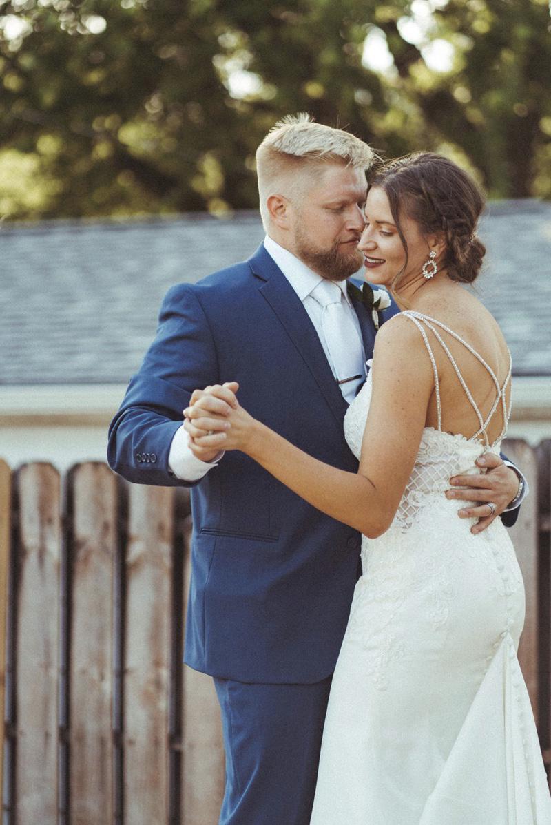 Our first dance, June 2020