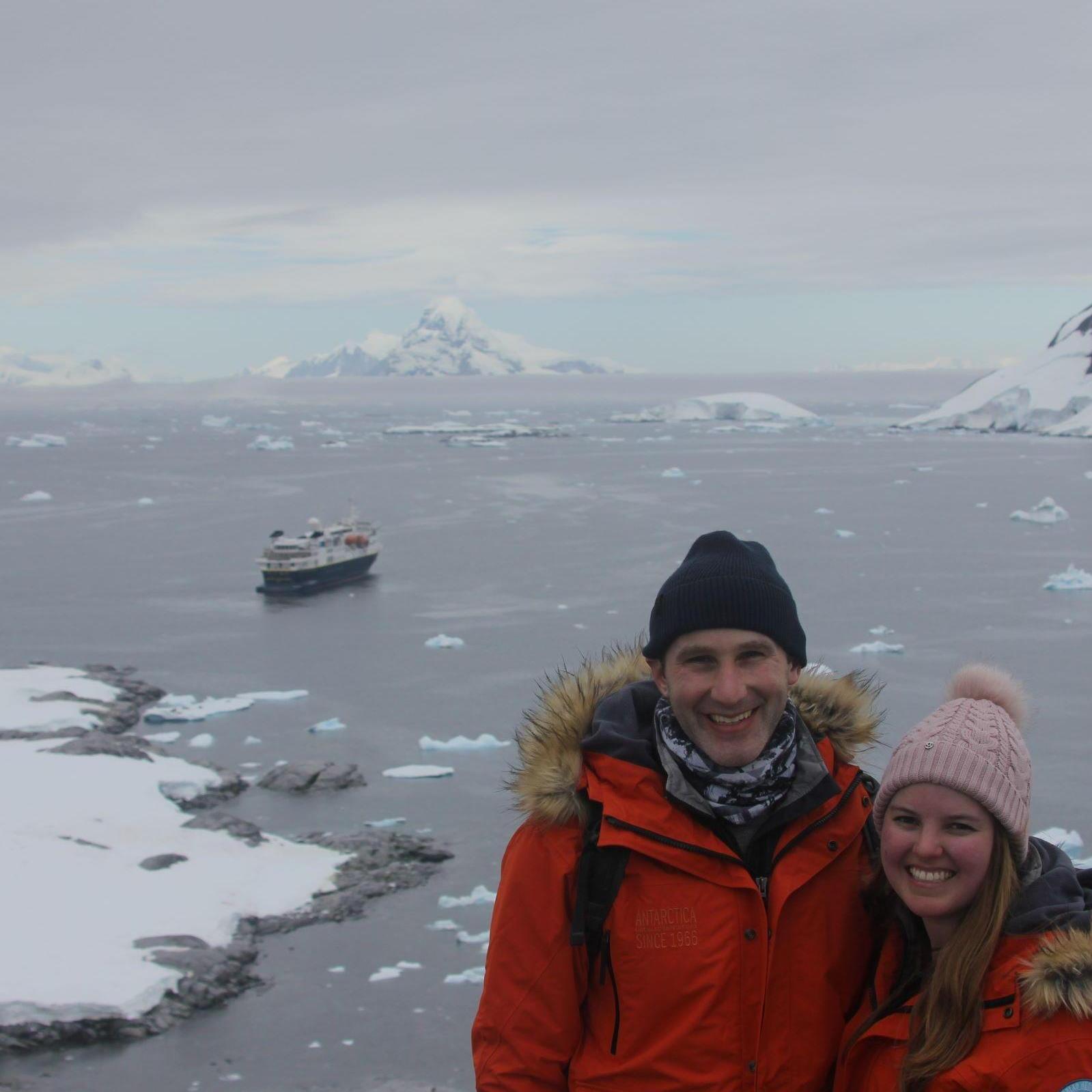 Iceberg hunting in Antarctica