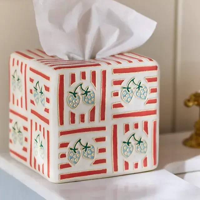 Printed Ceramic Tissue Box