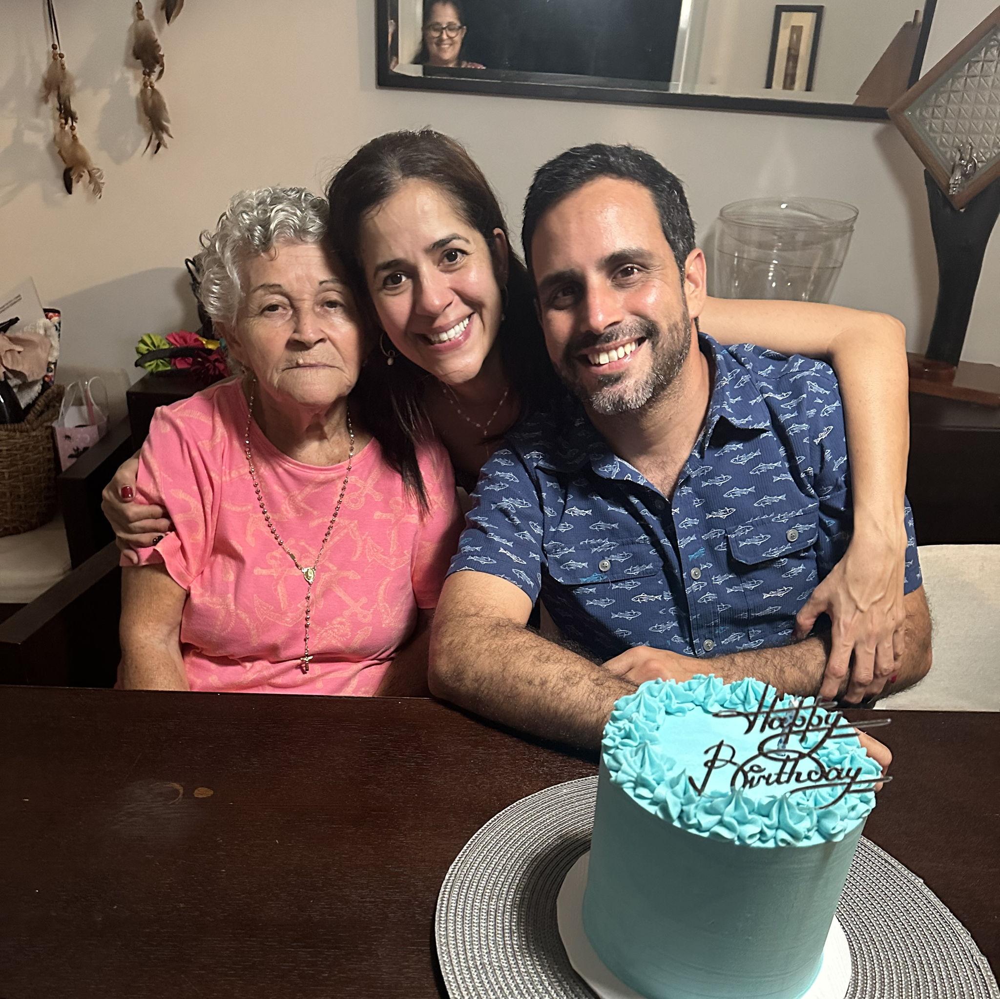 Con la jefa...Mamita