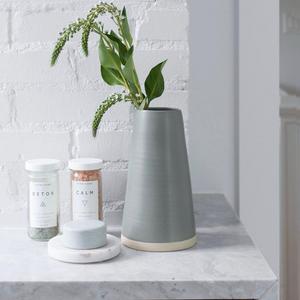 Halston Vase - Grey
