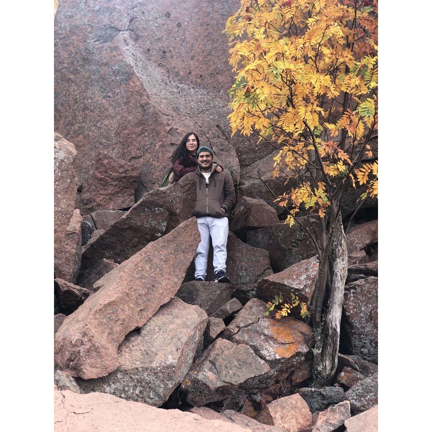 Our first time going to the Black Beach in Silver Bay, MN. Definitely not our last!
circa 2020