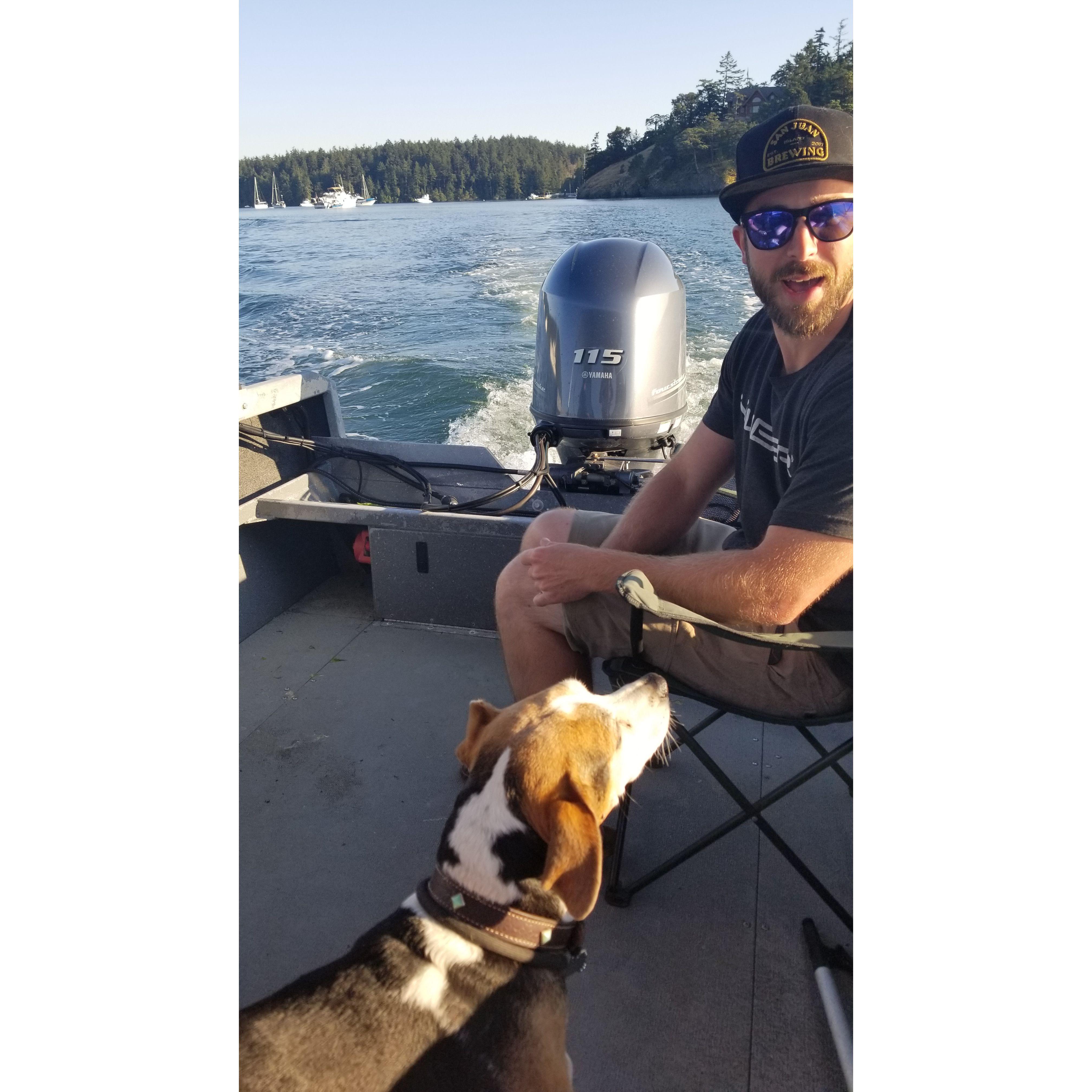 Boat dog!