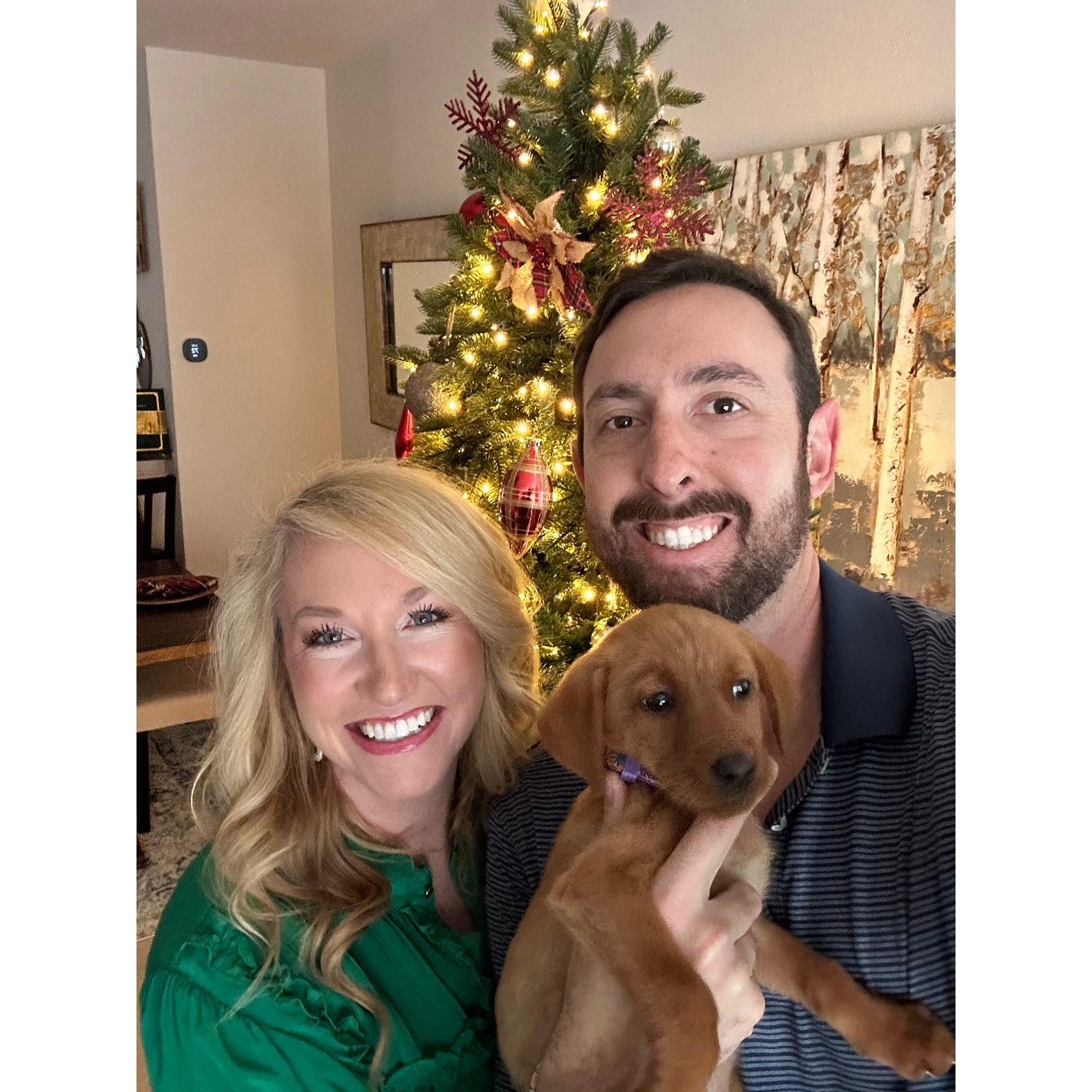 Our lil Penny's first Christmas