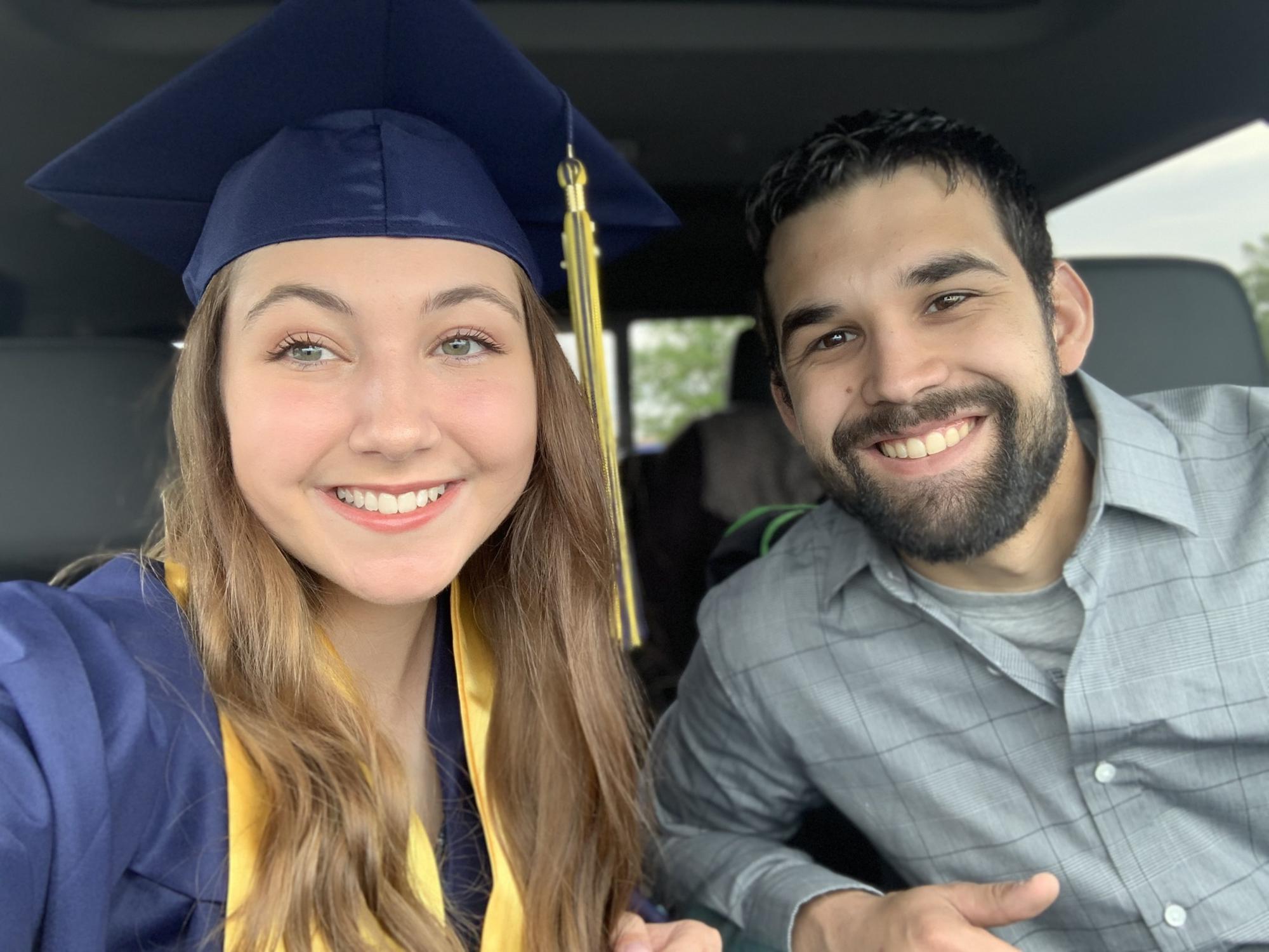 Hailey’s graduation day