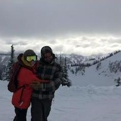 Shredding it up at Mount Baker.