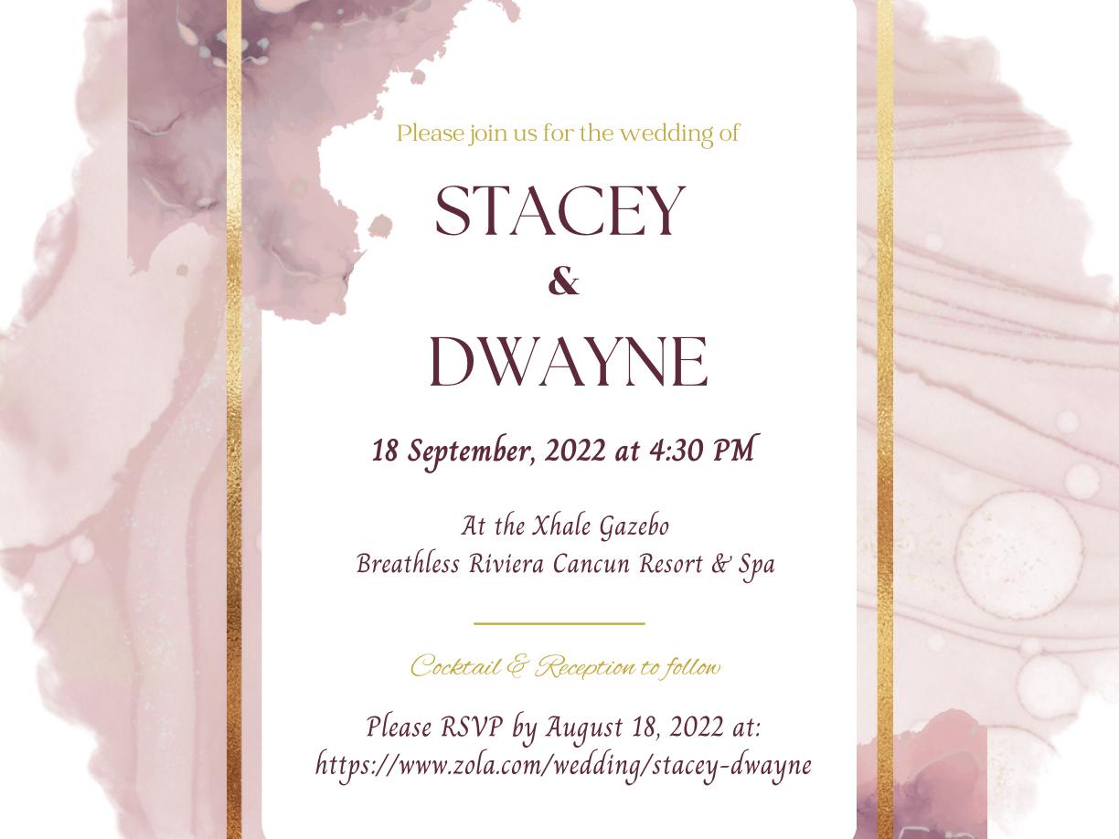 The Wedding Website of Stacey Demps and Dwayne George