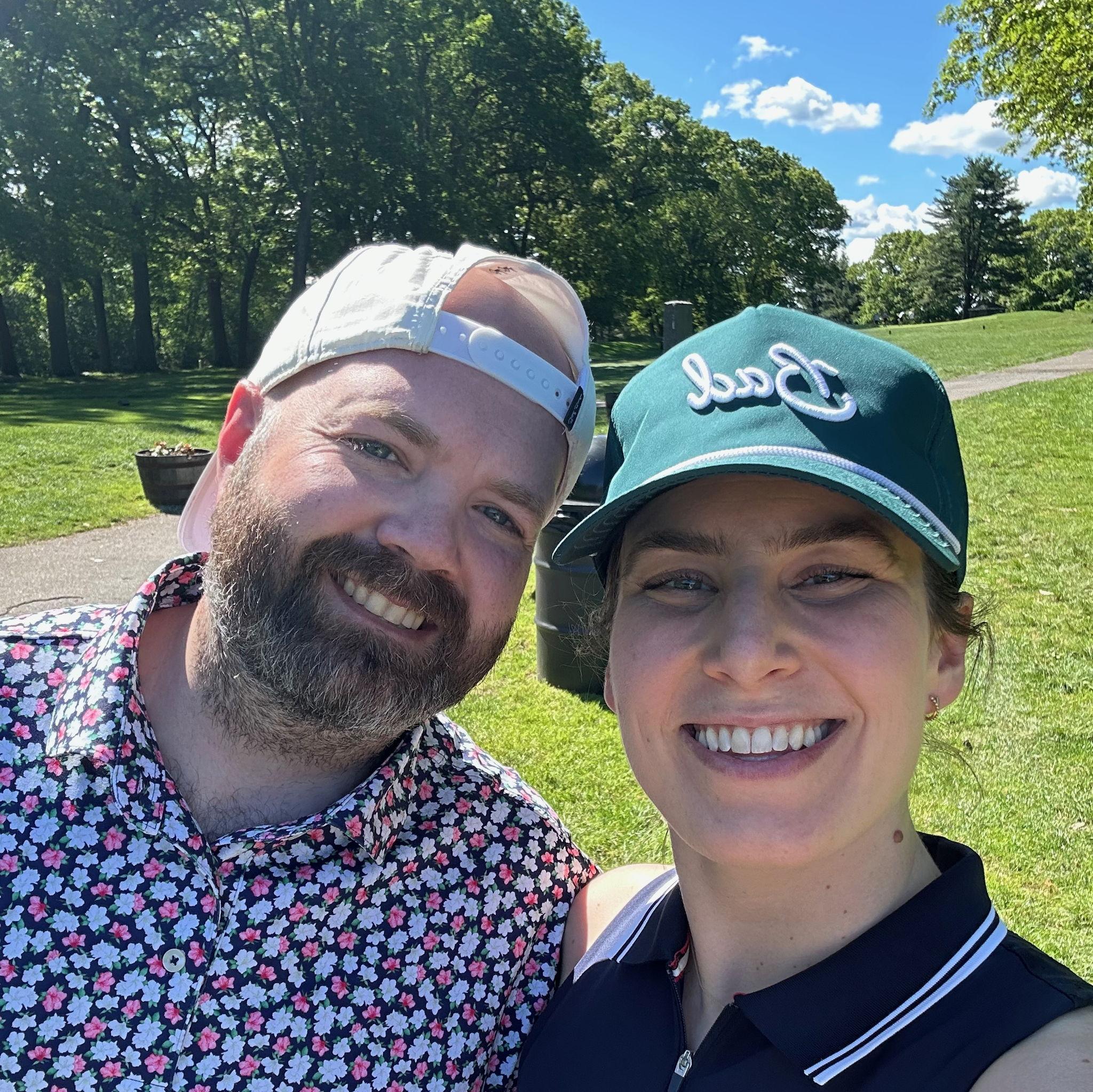 A sunny golf day for a change!