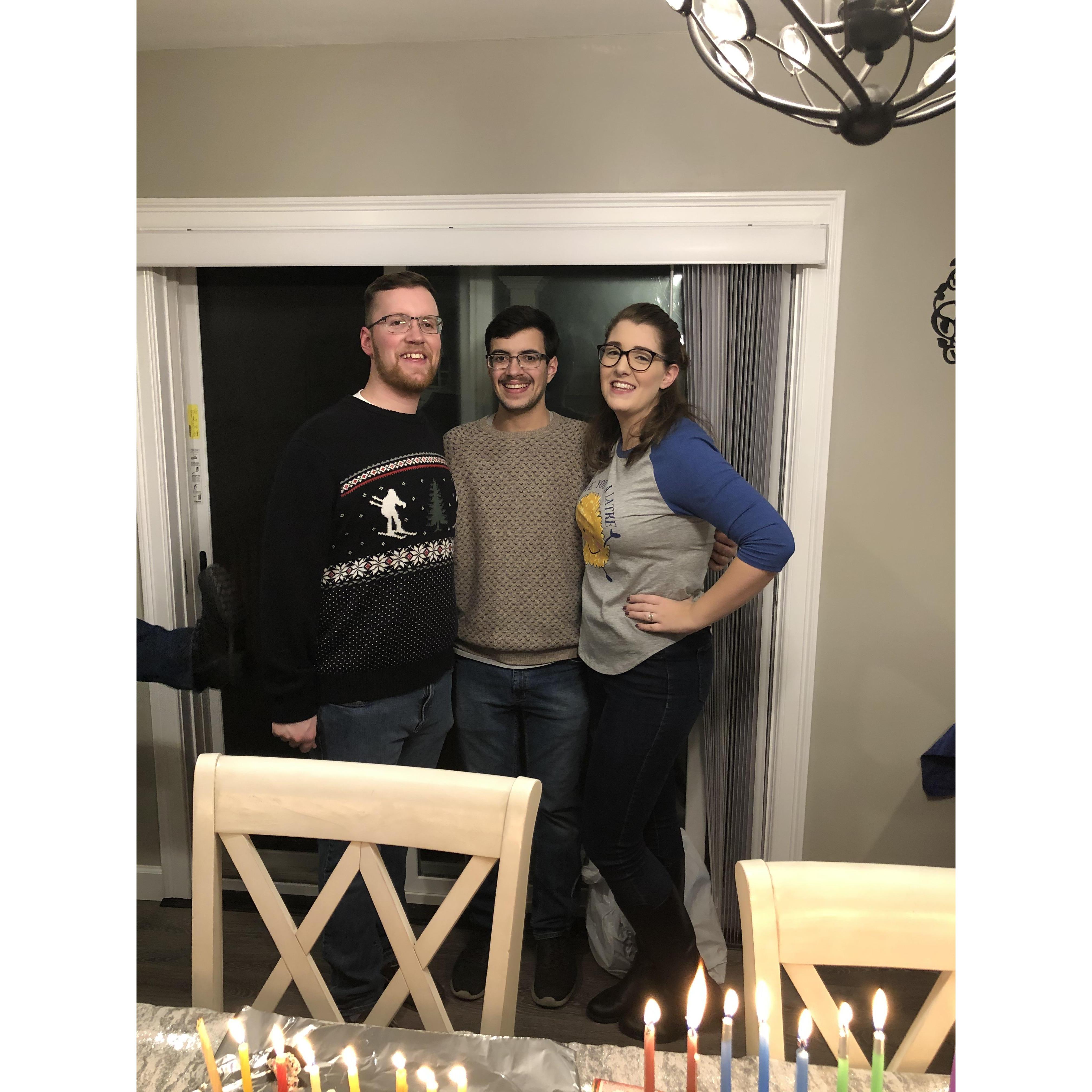 Hanukkah Party fun! Featuring: Chris, one of the best men!