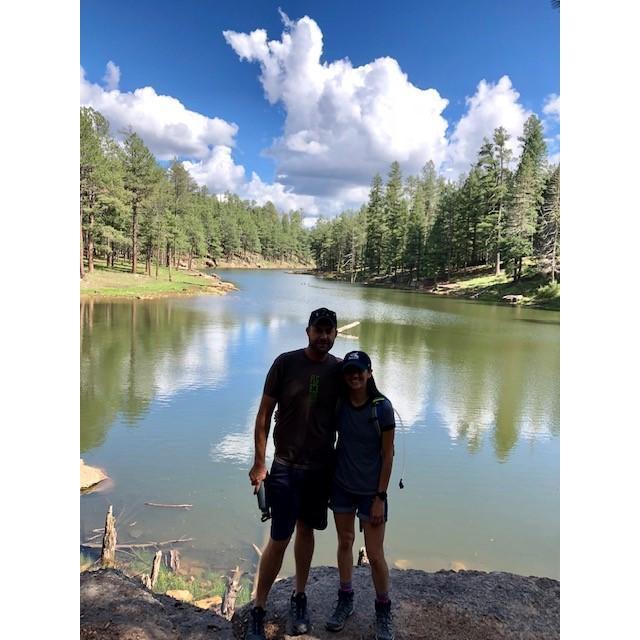 On a hike in Northern Arizona