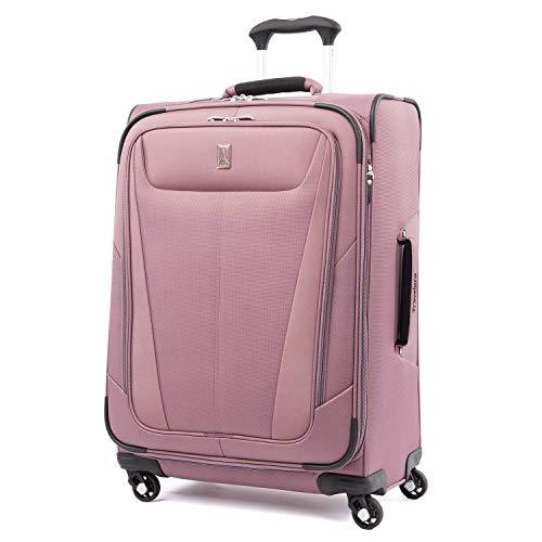 Travelpro Maxlite 5 Lightweight Checked Medium 25" Expandable Softside Luggage Dusty Rose, 25-inch