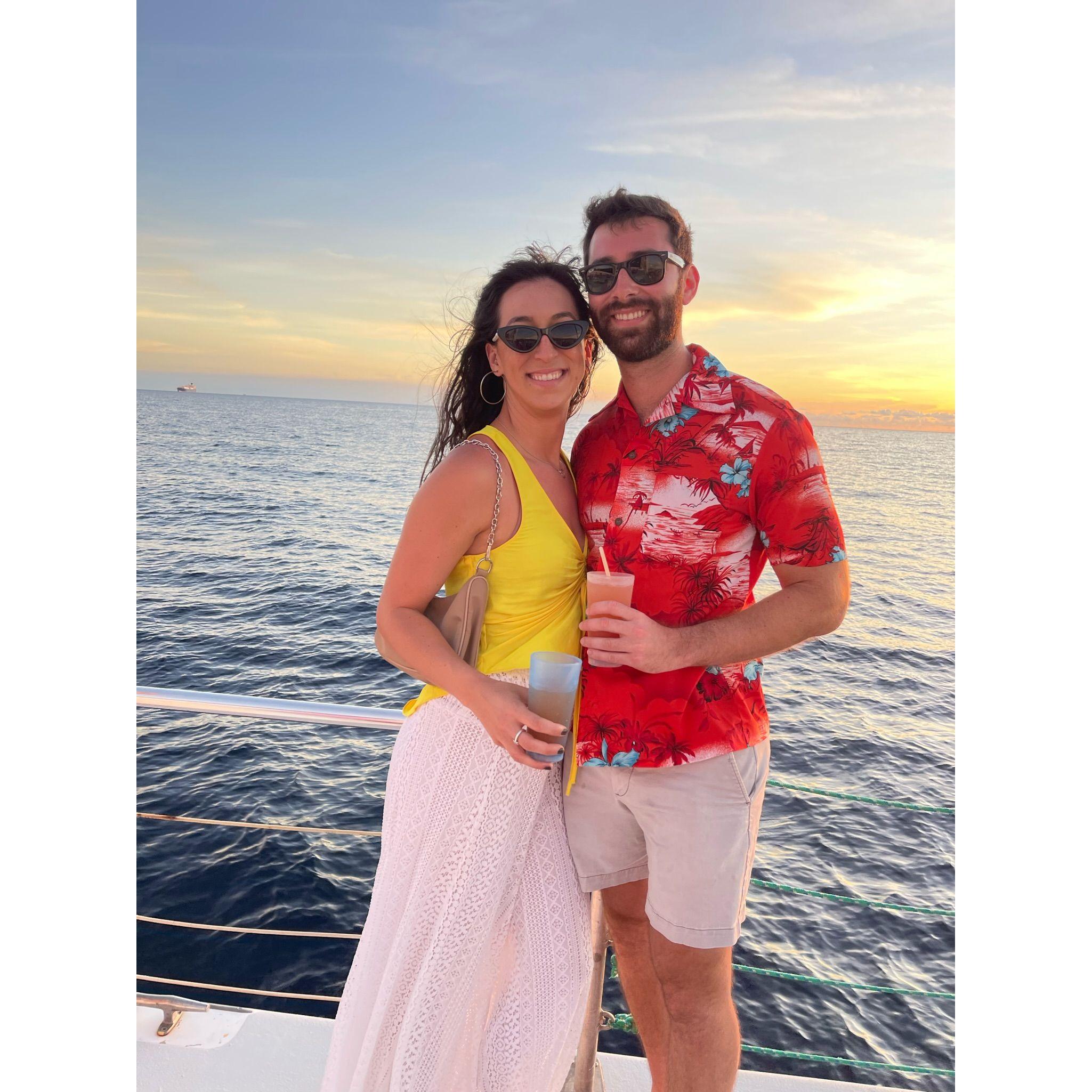 Daniel and Em in Curacao 10.2022