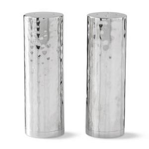 Hammered Silver Salt & Pepper Shakers