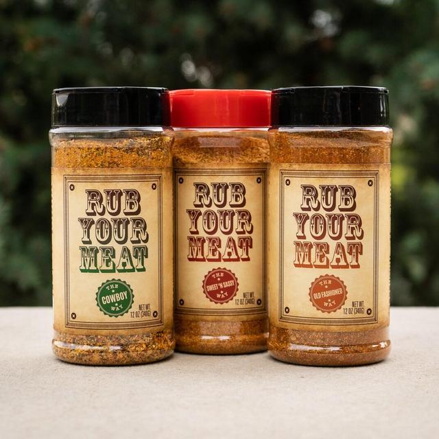 Rub Your Meat 3-Pack - Huge Jars