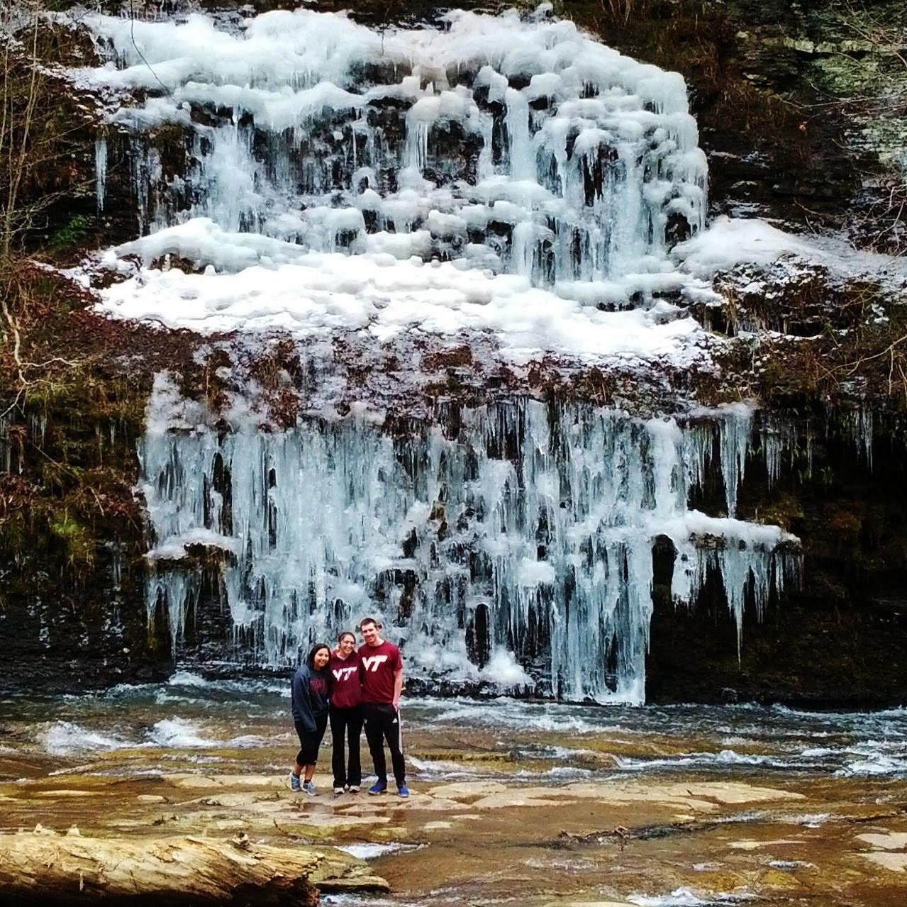 Hiking the frozen cascades. Aka the time I couldn't jump, the time I left my wallet on top of my car, and the time I left lasagna in my car.
March 2013