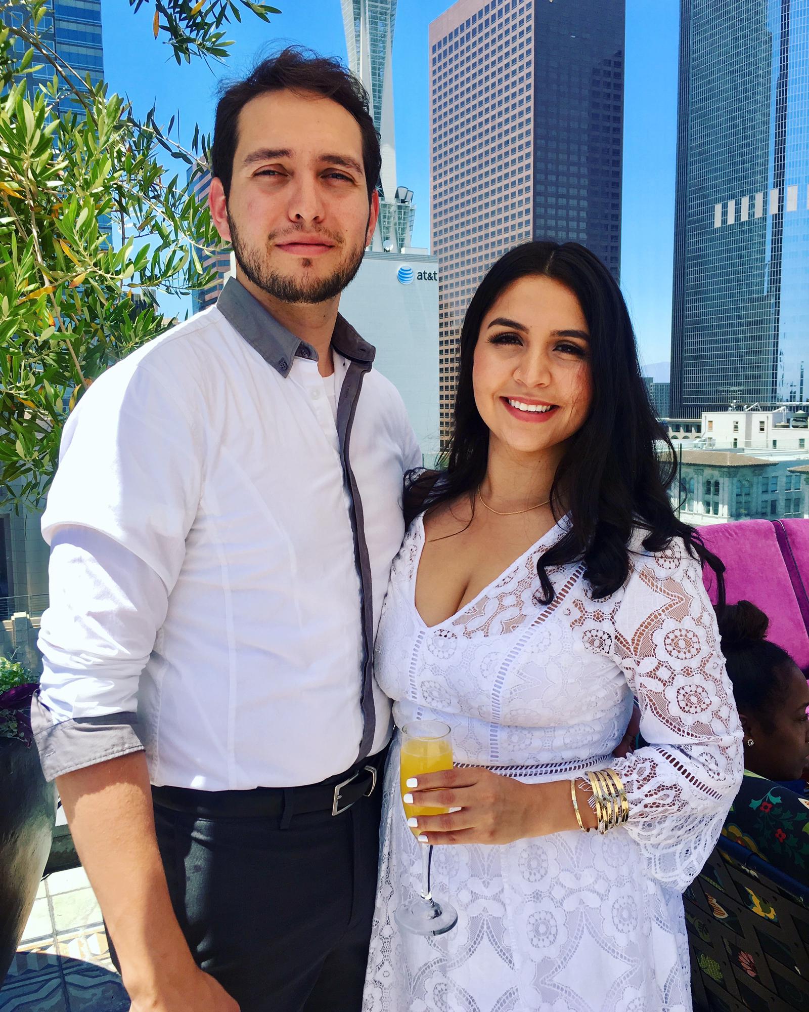 Young love at my graduation brunch at Perch LA